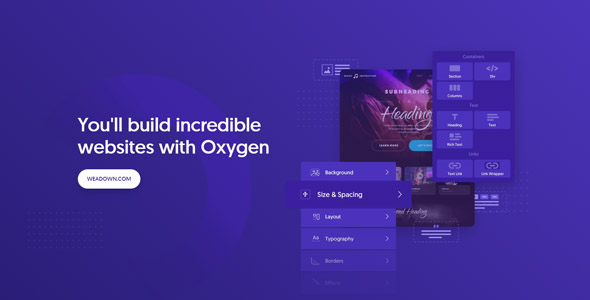 Oxygen插件V4.0.1 -一款超级好用的wordpress可视化页面编辑器插件