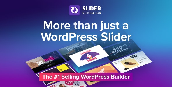 Slider Revolution中文名是革命幻灯片，是一款功能非常强大的为wordpress幻灯片插件，该插件在themeforest上销量已达到42万，很多themeforest上的热门主题都会集成并兼容该插件，是一款不折不扣的网红插件。